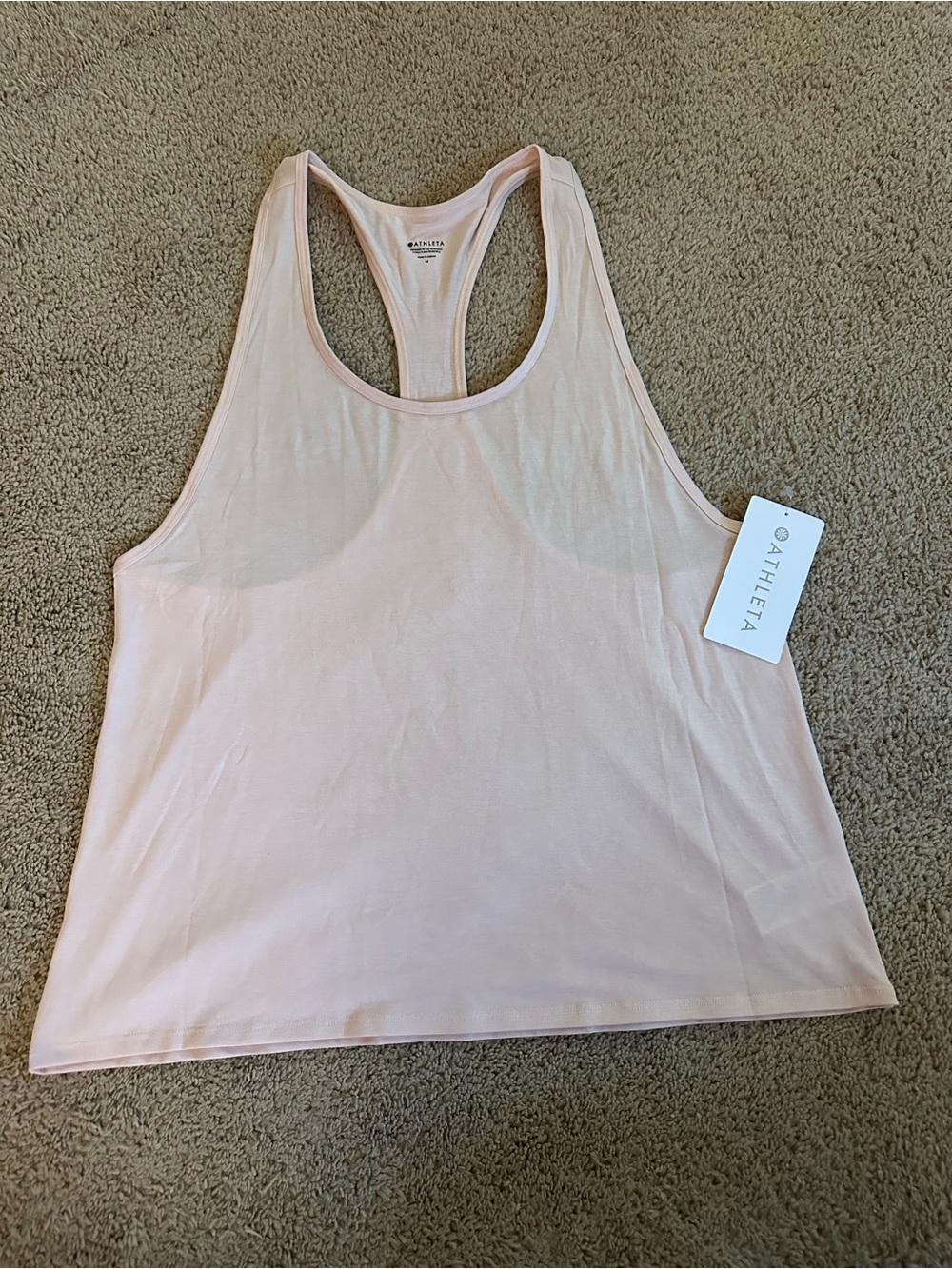 Athleta Light Pink Racerback Tank.